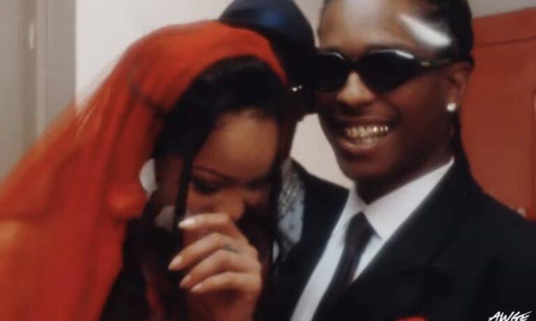 Rihanna and A$AP Rocky get married in the rapper’s new video