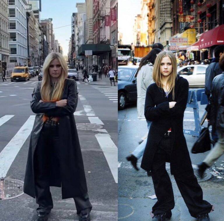 Avril Lavigne recreates hit cover 20 years later