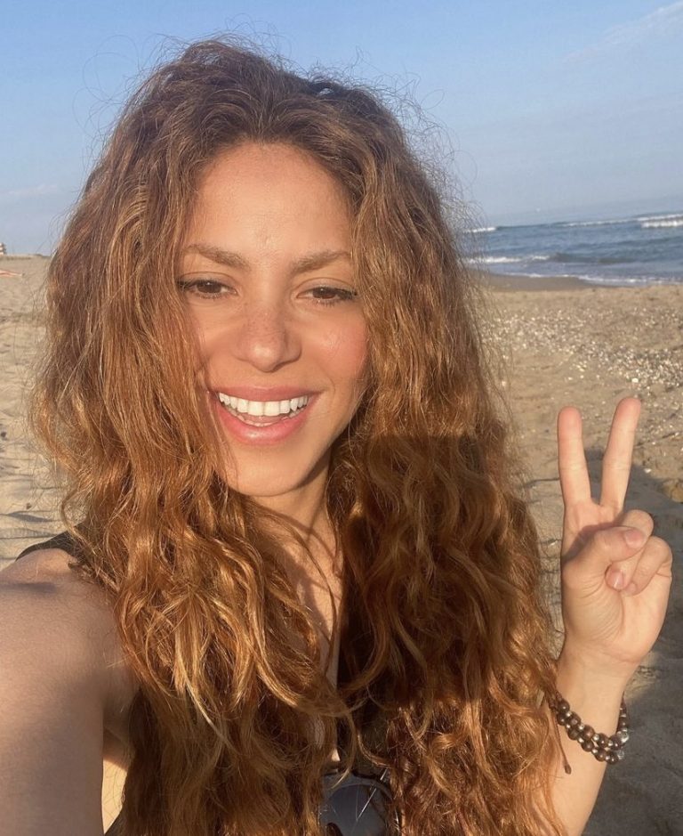 Shakira is spotted cheering for her son at a baseball game