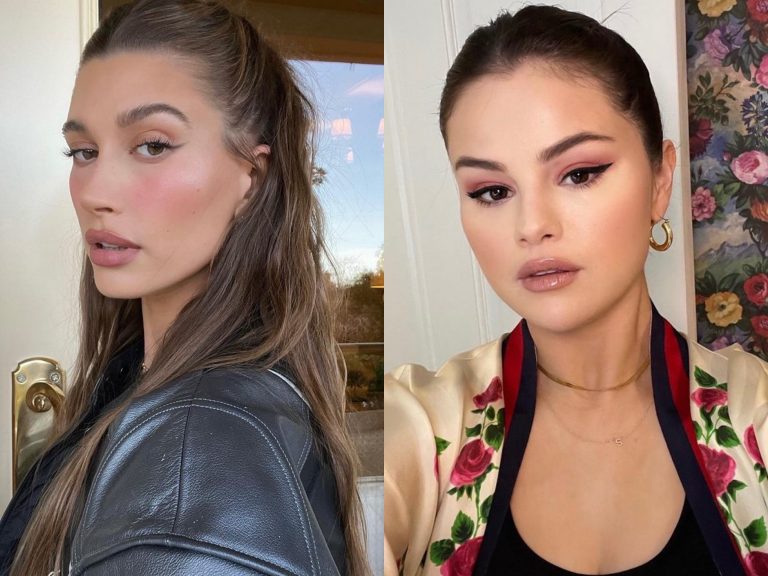 Selena Gomez and Hailey Bieber pose together and surprise fans