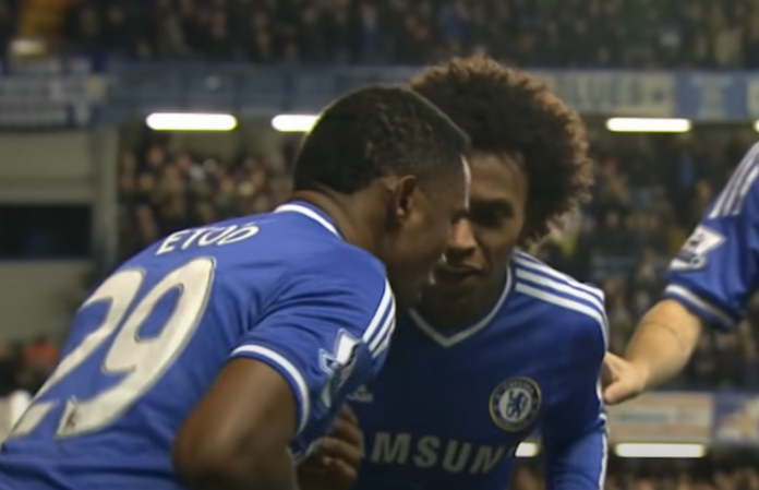 The Premier League has opened an investigation into Chelsea's signings of attacking midfielder Willian and center forward Eto'o. (Photo: Chelsea)