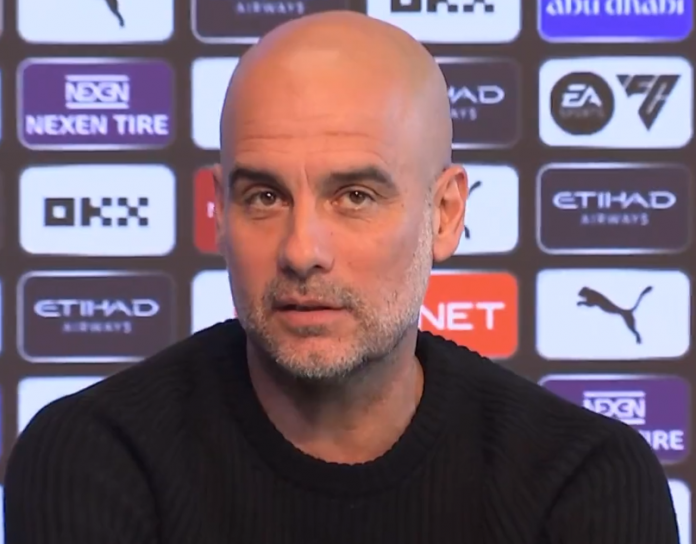 Manager Pep Guardiola gave a surprising answer when asked what kind of punishment would make him leave Manchester City, because of the financial violations the club is accused of committing in the Premier League. (Photo: X)