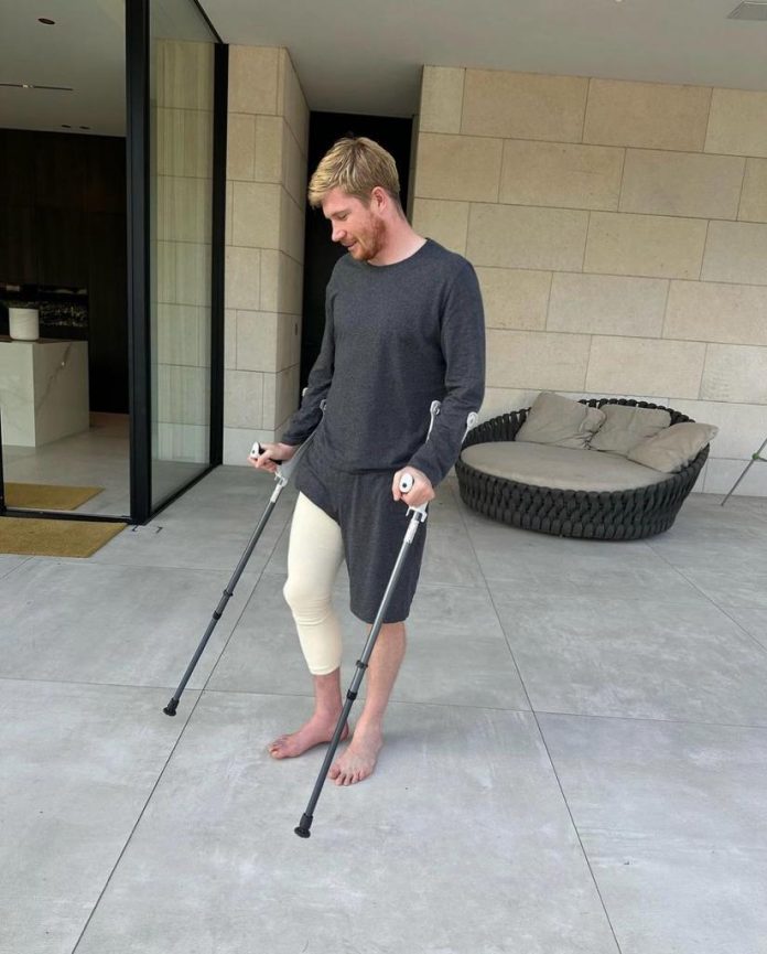 Manchester City midfielder Kevin de Bruyne has revealed that his hamstring injury was very difficult and required serious surgery. (Photo: Instagram)