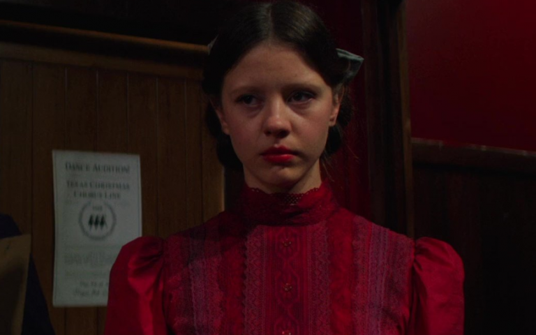 Actress Mia Goth is accused of attacking an extra with a kick to the head during filming