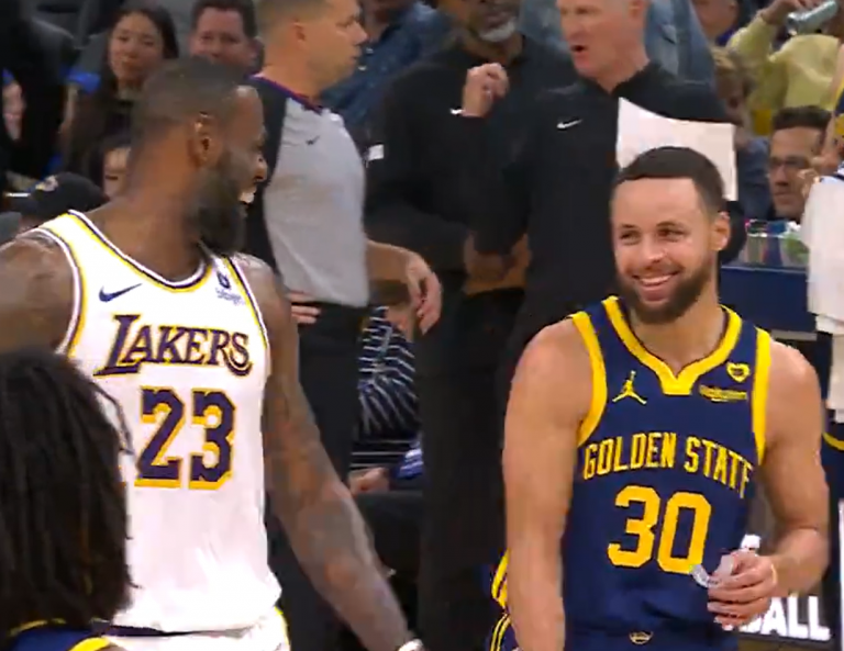 Curry reveals why he smiled when he saw LeBron on the other side of the court